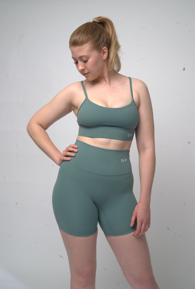 BIKER AQUAMARINE SHORTS 3